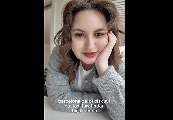 "Burada bu pastayı ikram edebileceğim kimse yok"