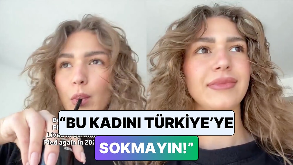 Türkiye'ye Gelmeyi Aklından Geçirme! Doğduğundan Beri Gittiği Ülkeye Savaş Götüren Kadın Viral Oldu