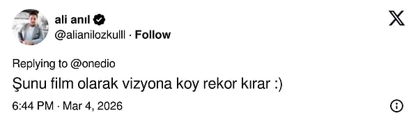 Keşke gerçekten 27 Mart’ta tüm sinemalarda olsa...