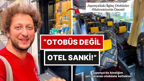Japonya'ya Giden Bir Türk, "Keşke Türkiye'de de Olsa!" Dedirten Şehirlerarası Otobüsleri Gösterdi