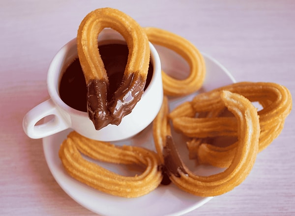 Churros con Chocolate
