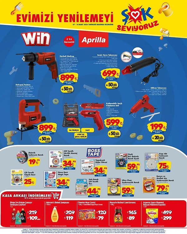 Aprilla Darbeli Matkap 899 TL