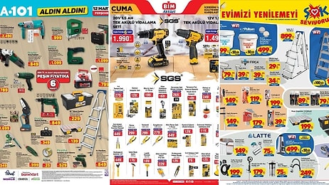 İndirim Günleri Başlıyor! 7 - 13 Mart Haftasında A101 ve BİM Aktüel Ürünler Listesinde Ne Var?