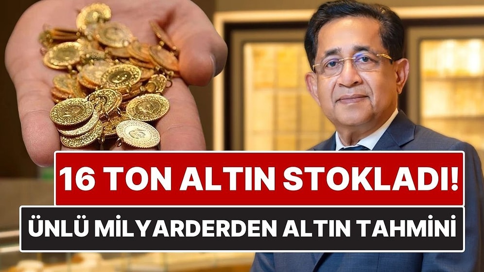 16 Ton Altın Stoklayan Milyarderden Çarpıcı Tahmin: "2-3 Yıl Daha Düşüş Beklemiyorum"