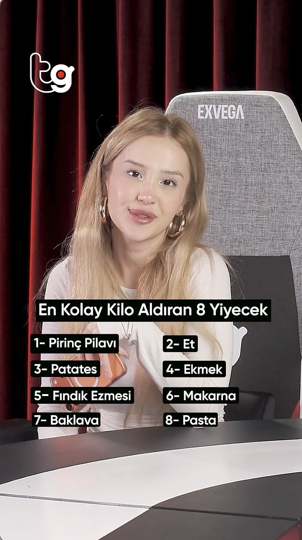 Genctg podcast ekibi, en kolay kilo aldıran 8 yiyeceği açıkladı.