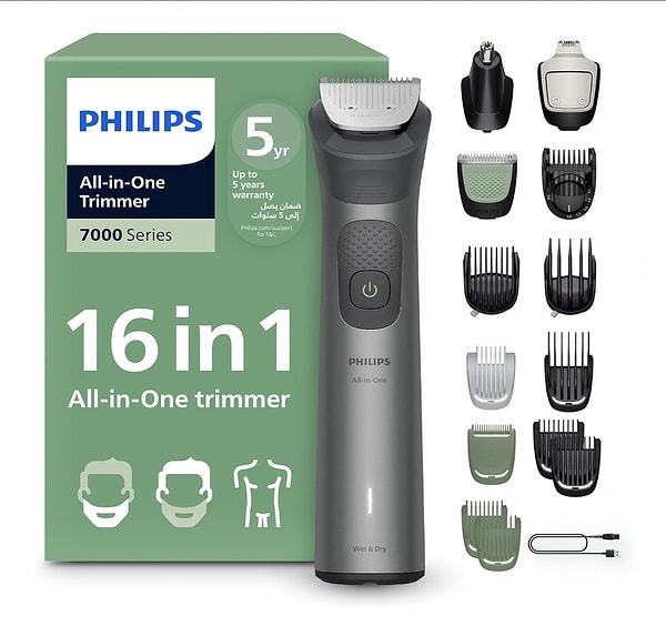 Kusursuz bakım, tek bir set: Philips All-in-One Trimmer 7000 Serisi!