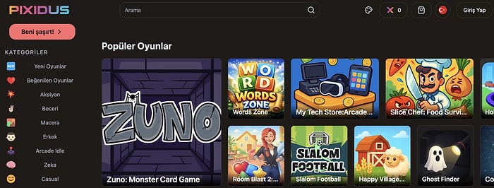 En İyi Ücretsiz Online Oyun Platformu Pixidus