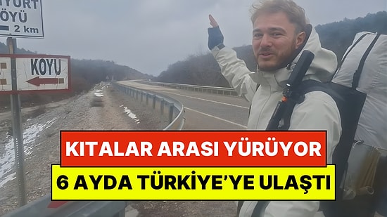 Almanya'dan Japonya'ya Yürüyerek Giden Gezgin Mustafa: Türkiye’ye Ulaşması 6 Ay Sürdü