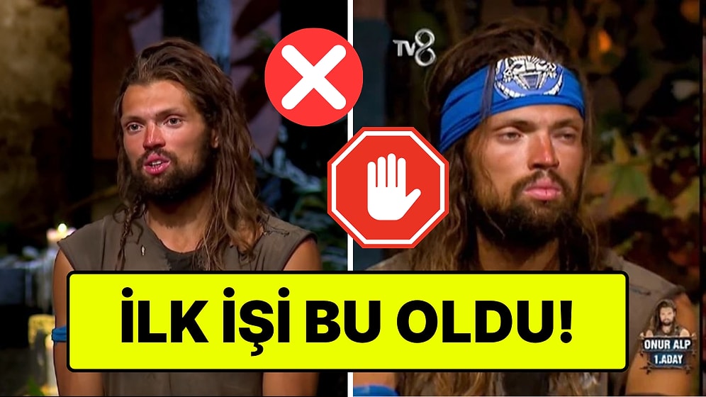 Onur Alp, Survivor'dan Elenir Elenmez 2 Yarışmacıyı Takipten Çıktı