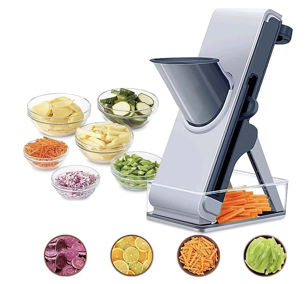 Mutfakta profesyonel yardımcı: Orret Home Basmalı Rende Doğrayıcı!