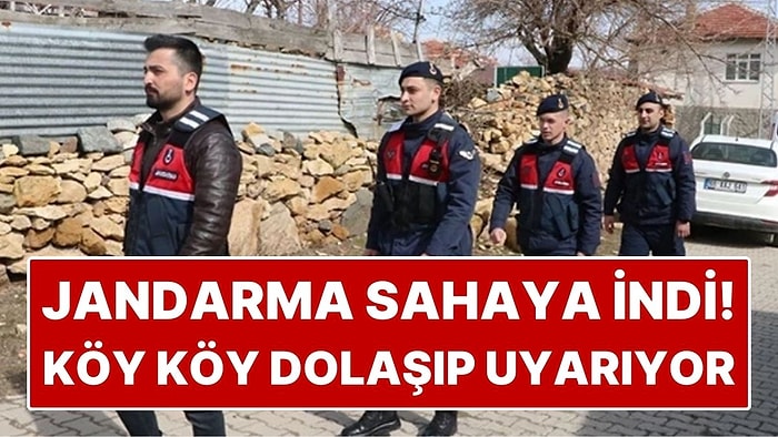 Jandarma Köy Köy Dolaşarak Vatandaşları Dolandırıcılığa Karşı Uyarıyor