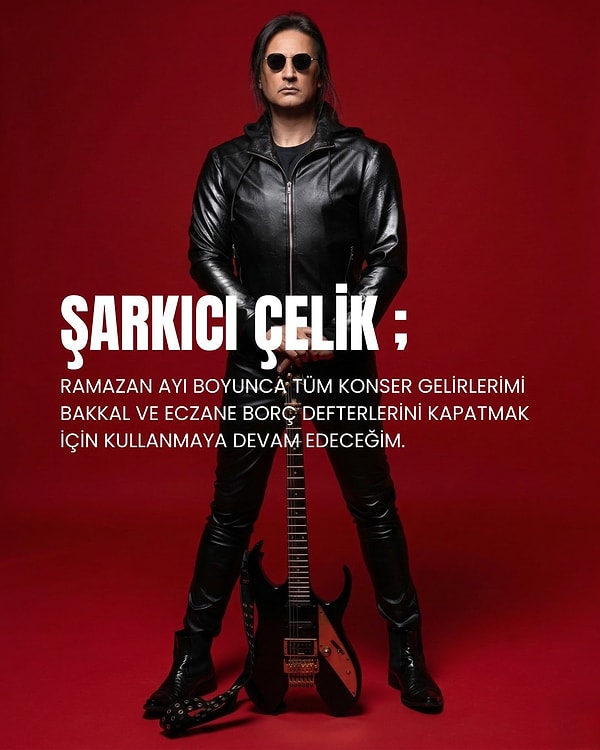 Hatta Ramazan ayı boyunca konser gelirlerini bakkal ve eczanelerdeki borç defterlerini kapatmak için kullanacağını açıklamıştı.