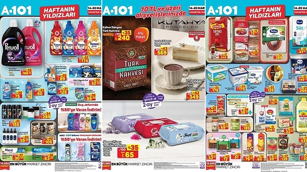 14 - 20 Mart 2026 A101 Haftanın Yıldızları Kataloğu
