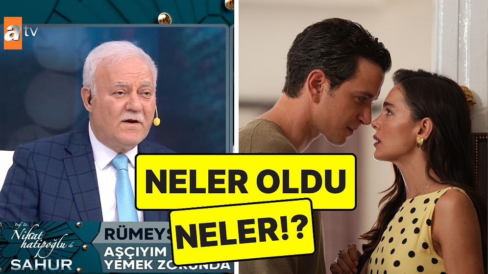 Nihat Hatipoğlu'na Sorulan Domuz Eti Sorusundan Kıskanmak'ın Final İddiasına TV Dünyasında Bugün Yaşananlar