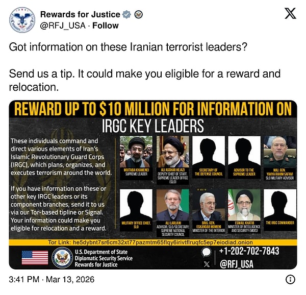 ABD'nin ihbar listesinde yer alan isimler kimler?