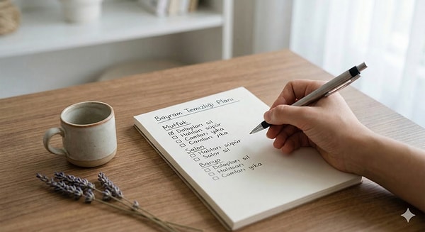 Bayram temizliğini kolaylaştıracak planla geldik!