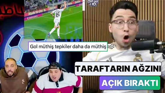 Real Madrid ve Barcelona Taraftarlarının Arda Güler'in Efsane Golüne Tepkileri