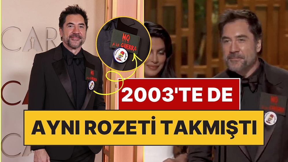 İspanyol Oyuncu Oscar'a Damga Vurdu: Javier Bardem'den Özgür Filistin Mesajı