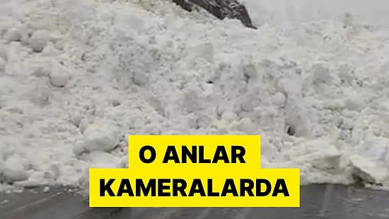 Hakkari'nin Çukurca İlçesinde Meydana Gelen Çığ Saniye Saniye Kaydedildi