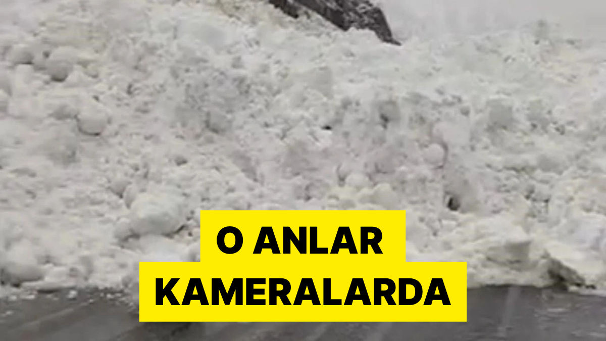 Hakkari'nin Çukurca İlçesinde Meydana Gelen Çığ Saniye Saniye Kaydedildi