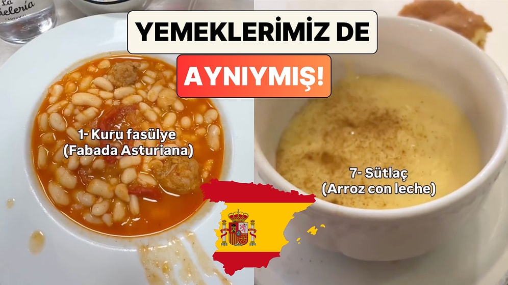 Menemen Bile Var! Bir İçerik Üreticisi İspanya ve Türkiye'nin Neredeyse Aynı Olan Yemekleri Paylaştı