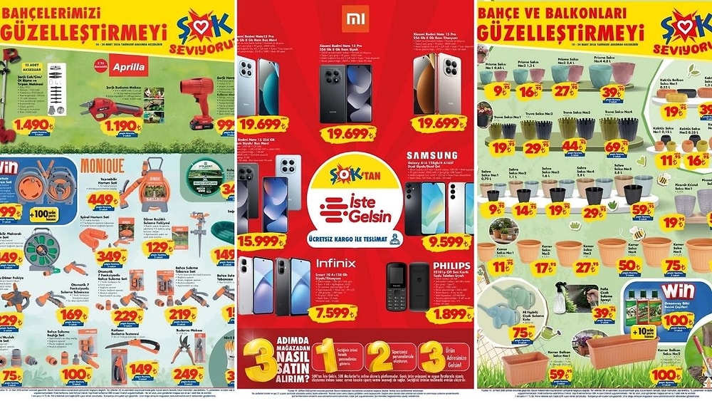 ŞOK'a Yapı Market Ürünleri Geliyor! 18 Mart 2026 ŞOK Aktüel Ürünler Kataloğu