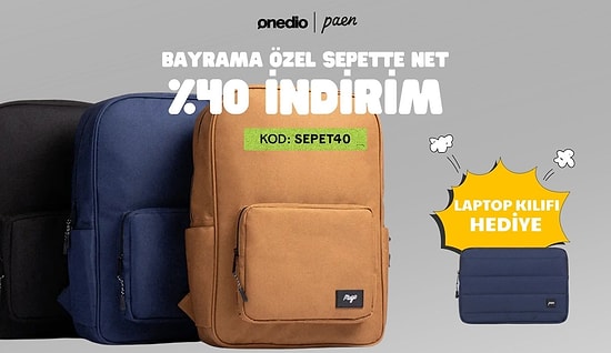 Bayrama Özel Sepette %40 İndirim + Kılıf Hediye!