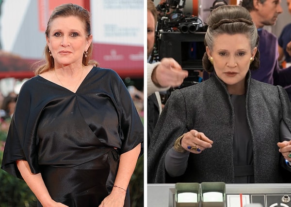 8. Carrie Fisher - Star Wars: Son Jedi (2017)