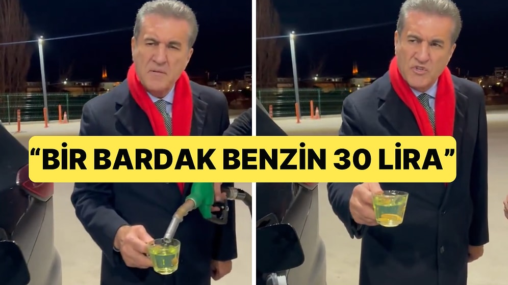 Mustafa Sarıgül, Benzini Bardak Fiyatını Söyleyerek Bardak Fırlattı