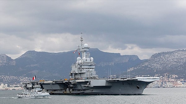 Macron'un talimatıyla Doğu Akdeniz'e gelmişti.