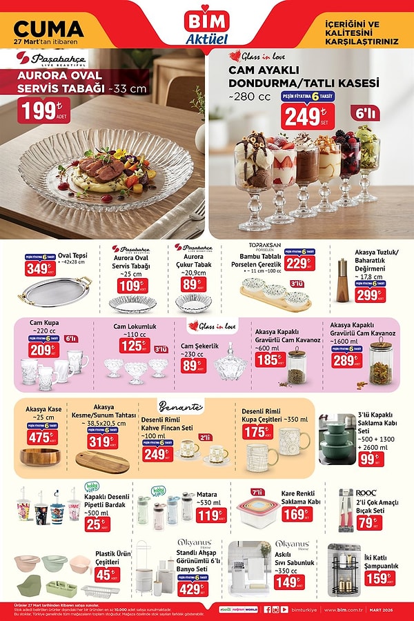 Paşabahçe Aurora Oval Servis Tabağı 33 cm 199 TL