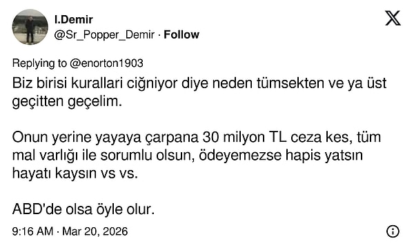 Konuya sürücülerin bakış açısıyla bakanlar da var.