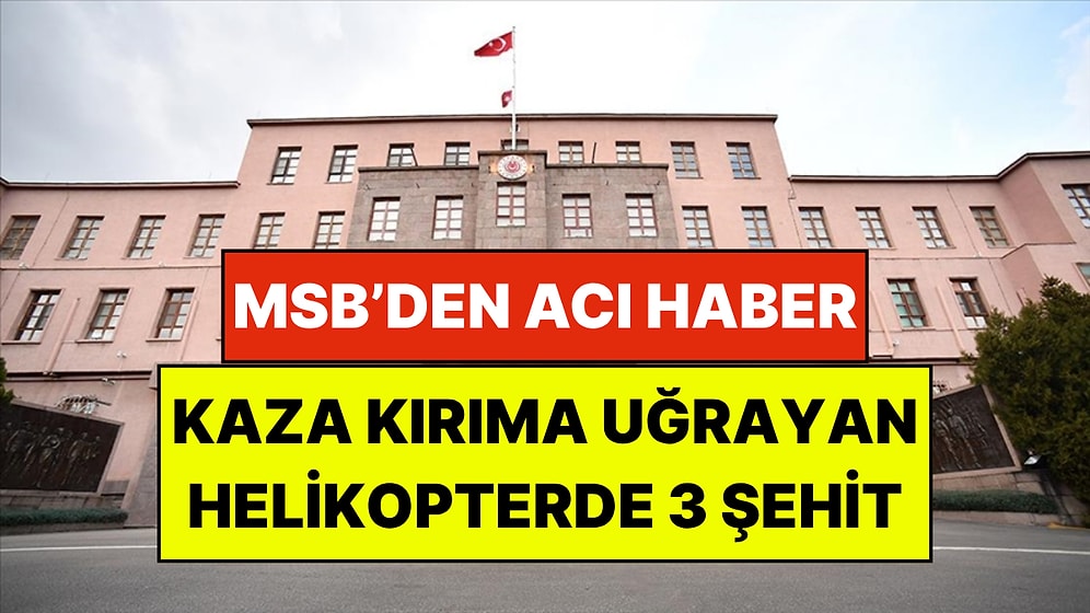 MSB'den Katar'da Düşen Helikopterle İlgili Açıklama Geldi: 3 Türk Şehit Oldu