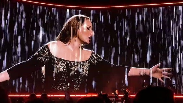 "Let the sky fall, when it crumbles, we will _____ tall"