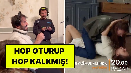 Bahar Şahin ve Nilsu Berfin Aktaş'ın Kavga Sahnesinin Çekiminde Yönetmenin Heyecanı Gündem Oldu