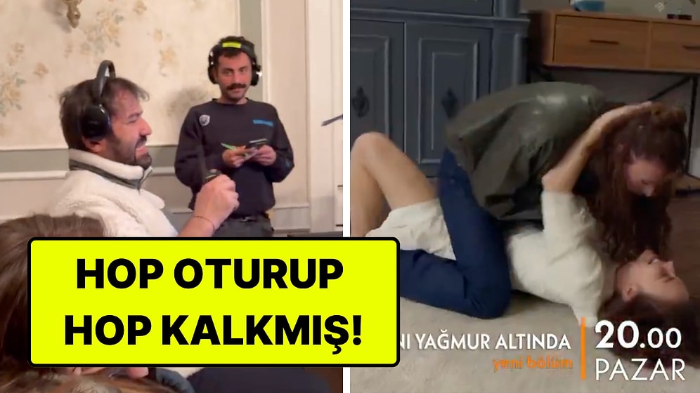 Bahar Şahin ve Nilsu Berfin Aktaş'ın Kavga Sahnesinin Çekiminde Yönetmenin Heyecanı Gündem Oldu