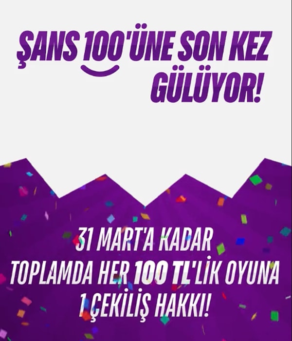 Kampanya sadece büyük ödüllerle sınırlı değil. 1.000 kişiye 1.000,00 TL değerinde Bi’Talih Puan verilecek.