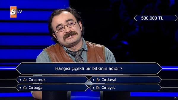 ATV ekranlarının vazgeçilmez yarışması Kim Milyoner Olmak İster'de bu sefer bir yarışmacı, görünümüyle gündem oldu.