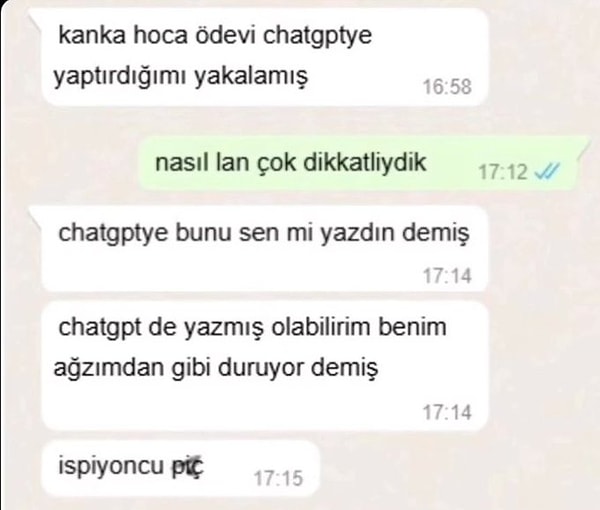 Bazı diyaloglar görece yeni...