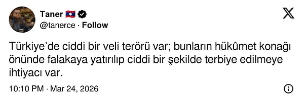 Bazı velilerin saygısızlığından dem vuruldu.