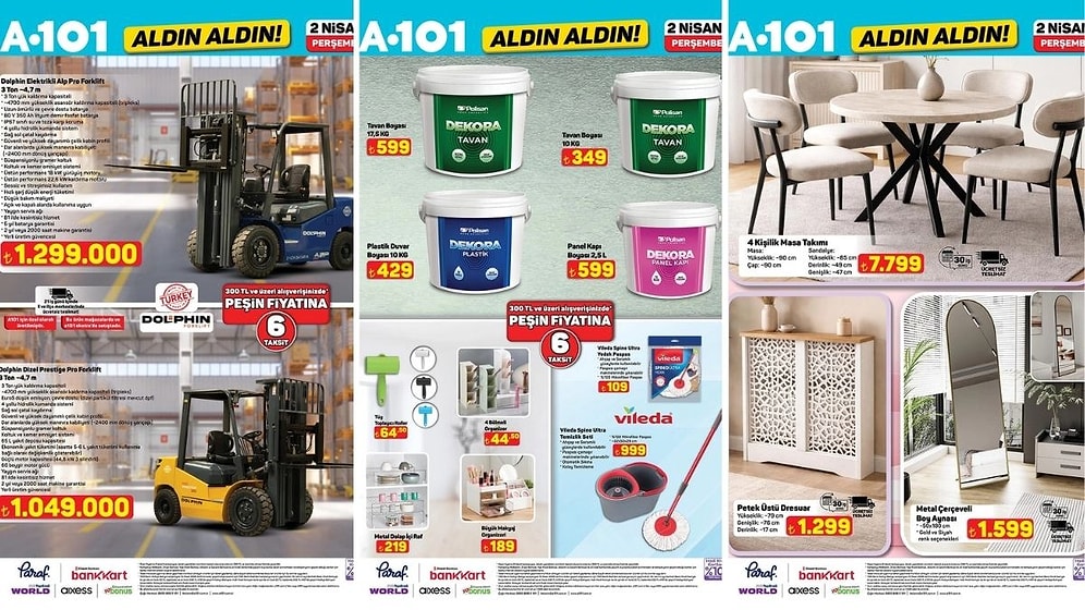 A101'e Elektrikli Kamyonet Geliyor! 2 Nisan 2026 A101 Aldın Aldın Kataloğu