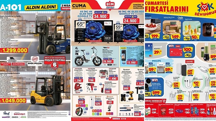 İndirim Günleri Başlıyor! 28 Mart - 3 Nisan Haftasında A101 ve BİM Aktüel Ürünler Listesinde Ne Var?
