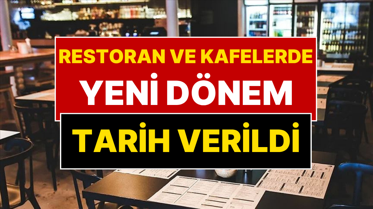 Restoran ve Kafelerde Yeni Dönem: Menüler Değişiyor!