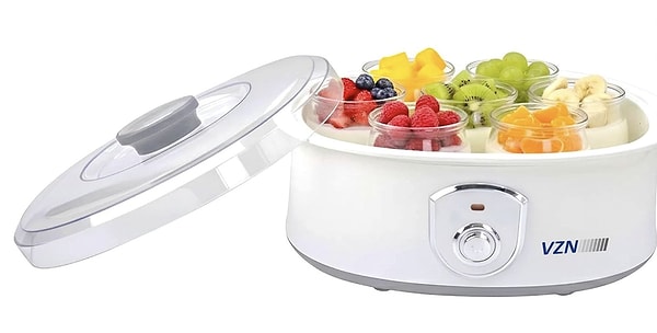 4. Evde doğal yoğurt mucizesi: VZN Yoğurt Mayalama Makinesi!