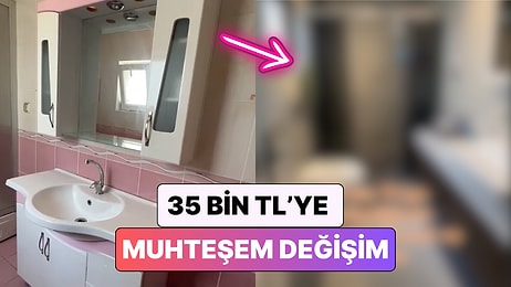 2010'dan 2030'a Gelmiş: Bir Çift Sadece 35 Bin TL'ye Yeniledikleri Banyoyu Paylaştı