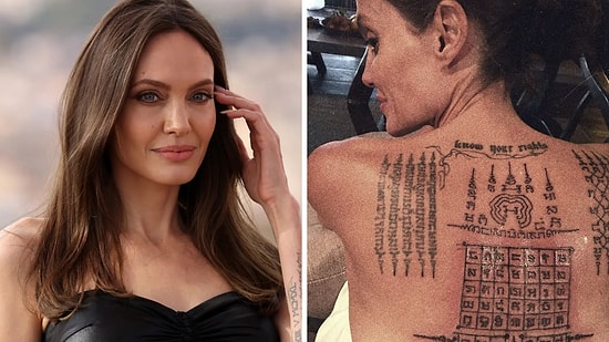Angelina Jolie’s Back Tattoos Go Viral, Meaning Sparks Curiosity