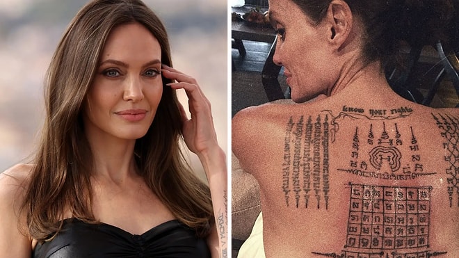 Angelina Jolie’s Back Tattoos Go Viral, Meaning Sparks Curiosity