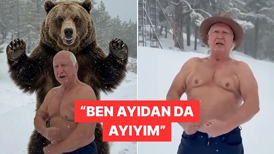 Şener Üşümezsoy Karlı Dağlara Çıktı Çıplak Poz Verdi