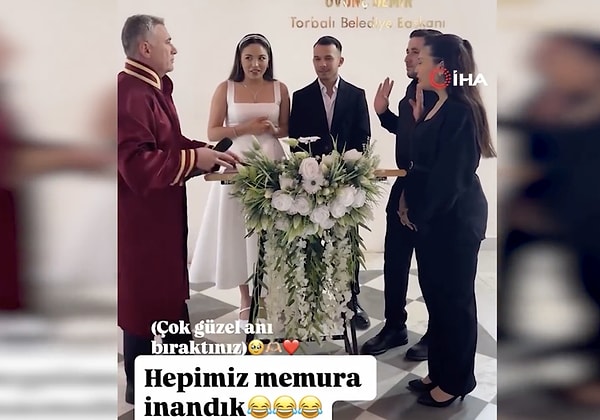Daha tatsız biten nikah şakaları da olmuştu.