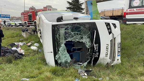Kaza, saat 06.45'te Samsun’un İlkadım ilçesi Kıran Mahallesi çevre yolunda meydana geldi.